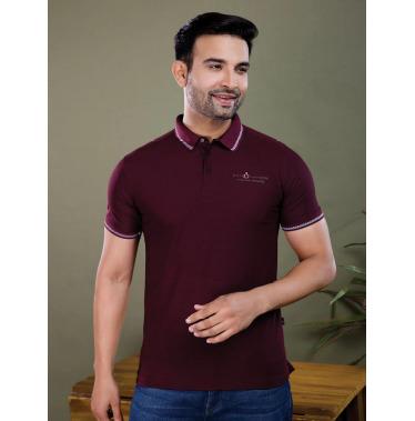 Mens Printed Polo T-Shirt