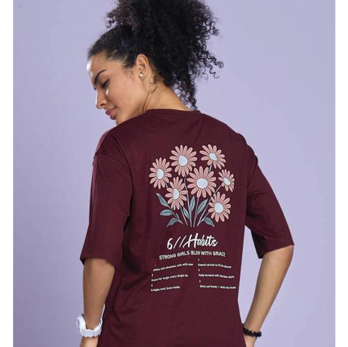 Printed Drop-Shoulder Oversized T-shirt