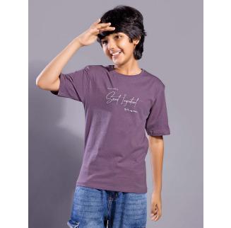 Down Shoulder T-Shirt For Boys
