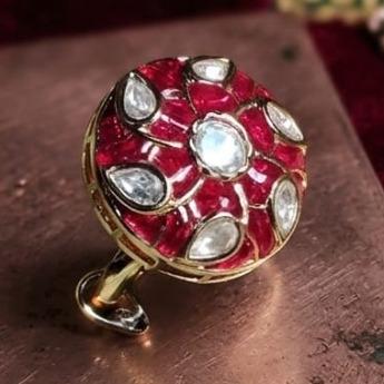 RAJSI GULMOHAR KUNDAN RING