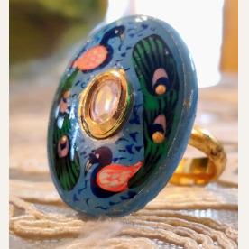 MAYUR VILAS KUNDAN RING