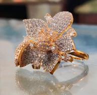 CZ BLOSSOM RING