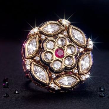 RATNA PUSHP KUNDAN RING