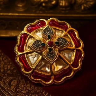 ORNATE CIRCULAR STATEMENT RING