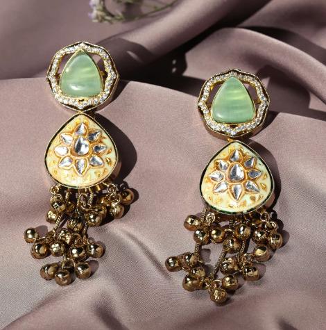REGAL BLOOM TEARDROP EARRINGS