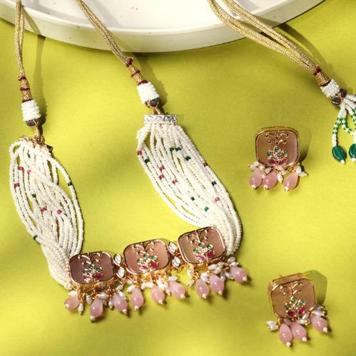 RANGREZ BLOOM MEENAKARI SET