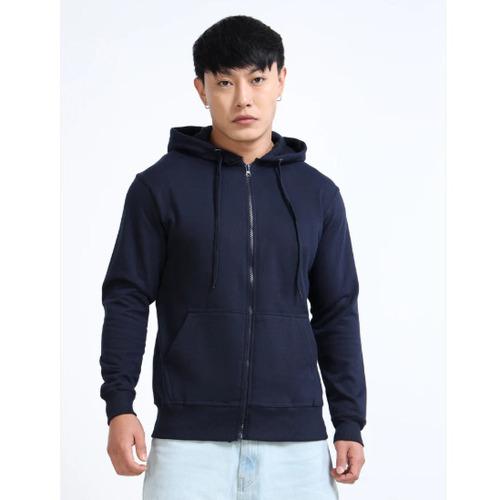 URBANHOOD Premium Hoodies with Zip - Navy Blue