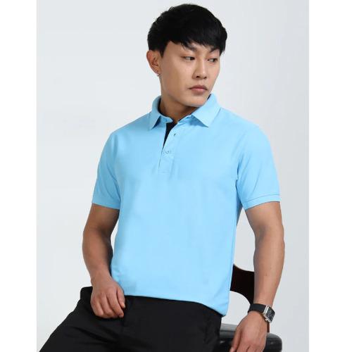 AeroPiq Polo Tshirts - Sky Blue