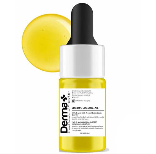 100% Organic Cold- Pressed Golden Jojoba Oil (15ml, 30ml)
