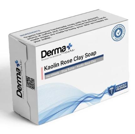 Derma+ Cure Pink kaolin clay soap bar