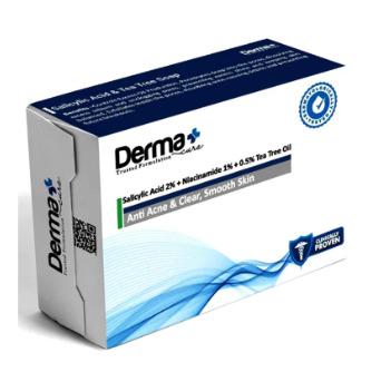 Derma+ Cure Salicylic Acid 2% + Niacinamide 1% + Tea Tree Oil Soap | Anti-Acne & Smooth Skin Soap