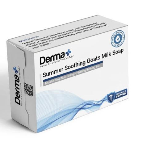 Summer Soothing Goats Milk Soap bar | Natural Handmade Bath Bar