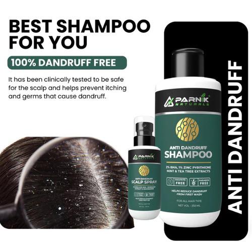Parnik Naturals Anti-Dandruff Spray & Shampoo Combo