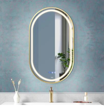 Premium Oval LED Bathroom Mirror