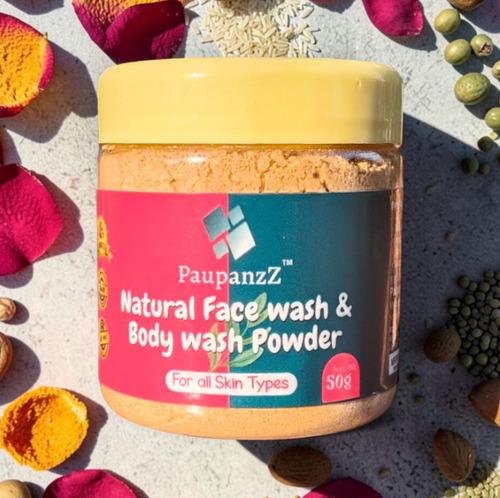 Natural Face Wash Powder & Body Wash Powder 50g