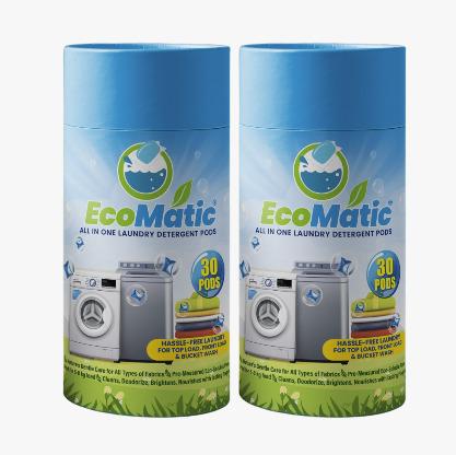Ecomatic All in One Laundry PODS - 30 PODS