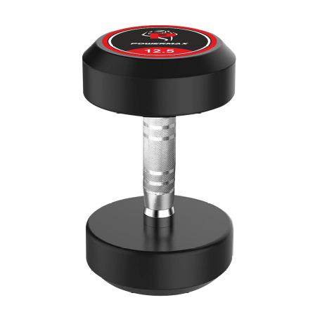 Pair Rounded Rubber Dumbbell