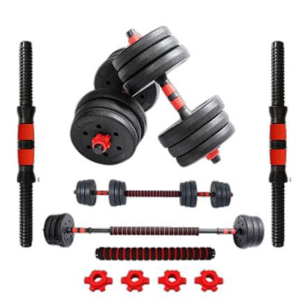 Adjustable PVC Cement Dumbbells Set