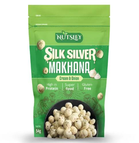 Nutsley Silk Silver Makhana 54gm	