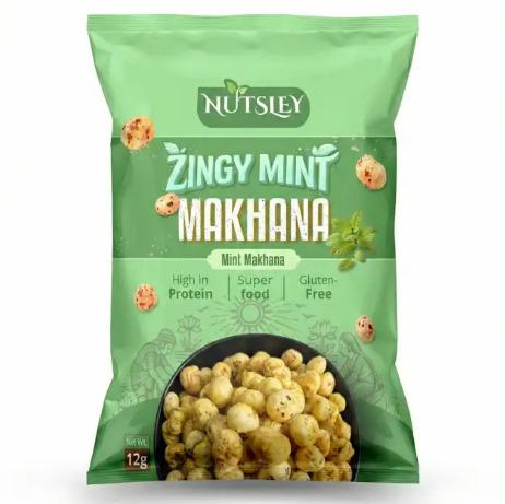 Nutsley Zingy Mint Makhana 12gm