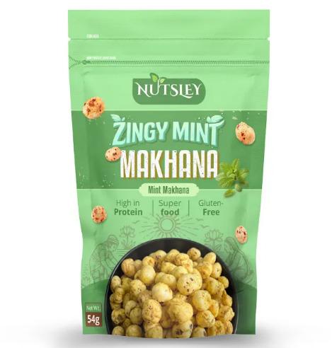 Nutsley Zingy Mint Makhana 54gm	