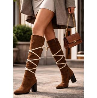 Rope-Tied Elegance Boots