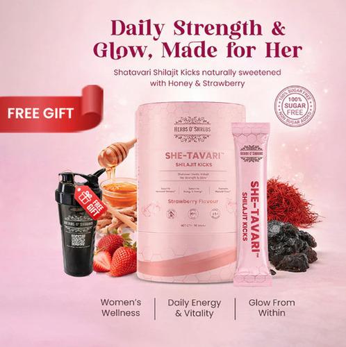 She-Tavari Shilajit Kicks + Free Shaker