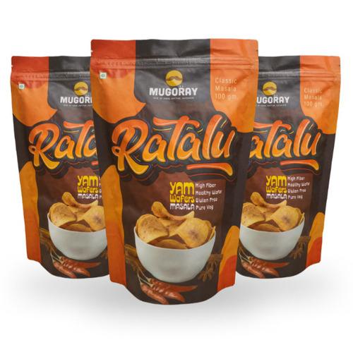Ratalu - Classic Masala (MUGORAY Ratalu Wafers - TASTE OF HOME, ANYTIME, ANYWHERE)	