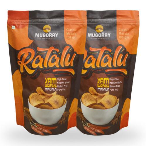 Ratalu - Classic Masala (MUGORAY Ratalu Wafers - TASTE OF HOME, ANYTIME, ANYWHERE)	