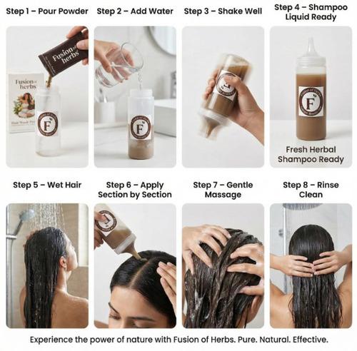 Fusion of Herbs Hair Wash Powder