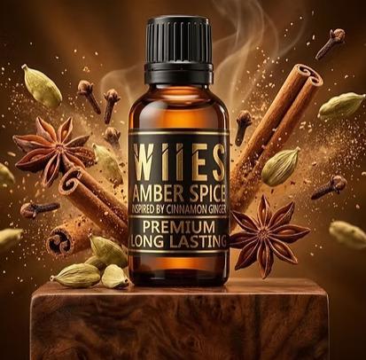 Amber Spice Fragrance Oil (Inspired by Cinnamon Ginger) - 100ml