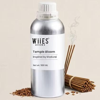 Temple Bloom Fragrance Oil (Inspired by Madurai) - 500 gram