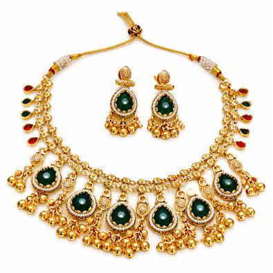 Traditional Rajwada high Quality Brass necklace with earrings