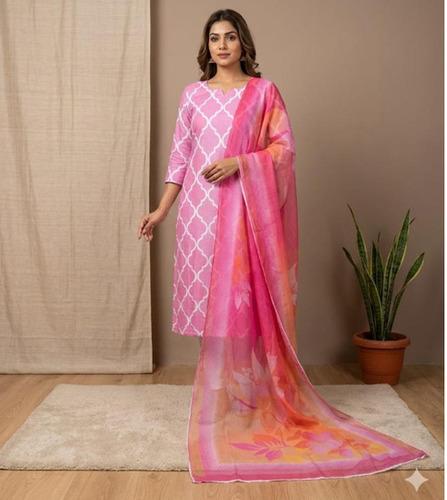 Pre-stitched suit paithani design