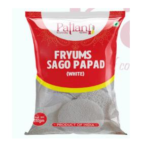 Sago Papad - White