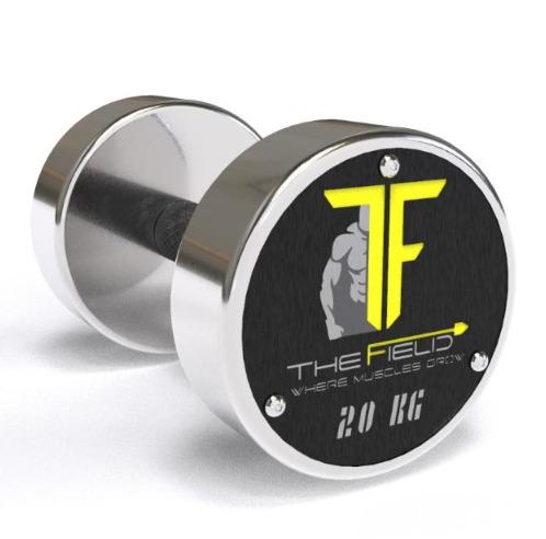 CUSTOM STAINLESS STEEL DUMBBELL