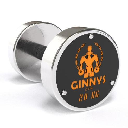 CUSTOM STAINLESS STEEL DUMBBELL