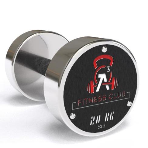 CUSTOM STAINLESS STEEL DUMBBELL