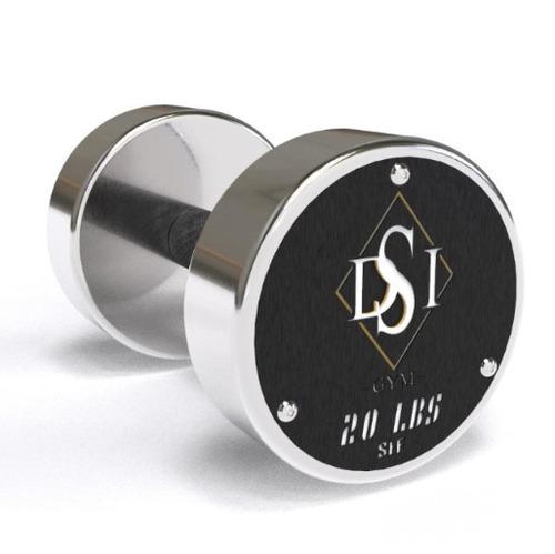 CUSTOM STAINLESS STEEL DUMBBELL