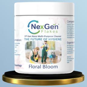 NexGen Flakes(Floral Bloom) - NexGen Flakes 5th Gen Multipurpose cleaner in solid flakes form