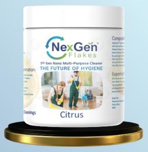 NexGen Flakes (Citrus) - NexGen Flakes 5th Gen Multipurpose cleaner in solid flakes form	