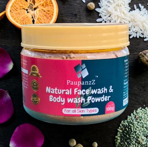 Natural Face Wash Powder & Body Wash Powder 100g