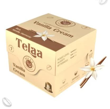 Vanilla Cream, 100% Arabica Aluminium Coffee Capsule