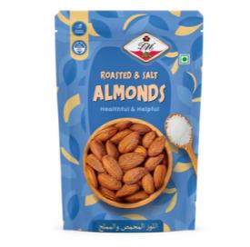 Almond - Roasted & Salted - 100g