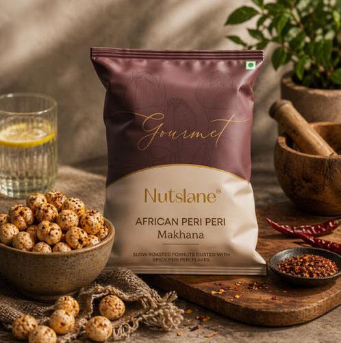Peri Peri Flavoured Makhana | Roasted Fox Nuts | Healthy Snack Pouch