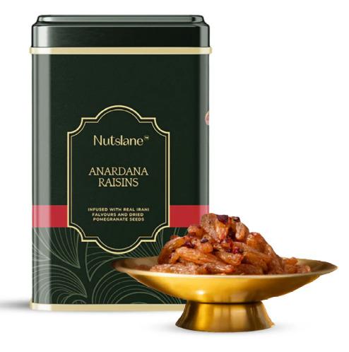 Anardana Raisins - Luxury Tin Pack, Sweet & Tangy Indulgence