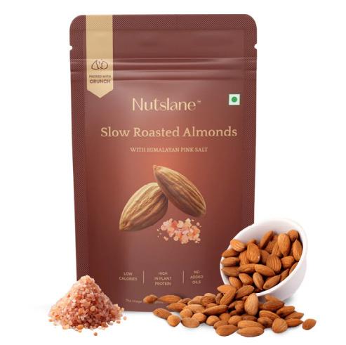 Roasted & Salted Almonds (Badam) - Himalayan Salt