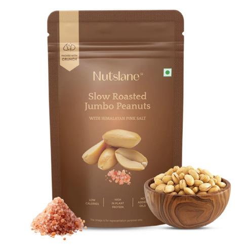 Salted & Roasted Jumbo Peanuts - Crunchy & Protein-Rich Snack