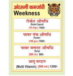 For Weakness