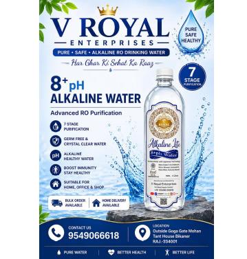 8+ PH Alkaline Water